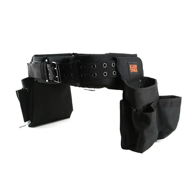 NEW black nylon electrician tool belt contractor bag storage small tools