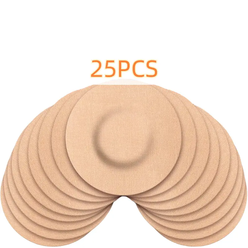 Freestyle Adhesive Patches, 25-Pack Sensor Covers for Libre 2/3 Enlite Medtronic Guardian, No Glue Design, Breathable, Long-Lasting Fixation