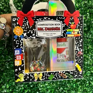 Desktop Custom Teachers Appreciation Gift Box, Teachers Desktop Decoration, Custom Box, Teachers Gift, Handmade Custom Box