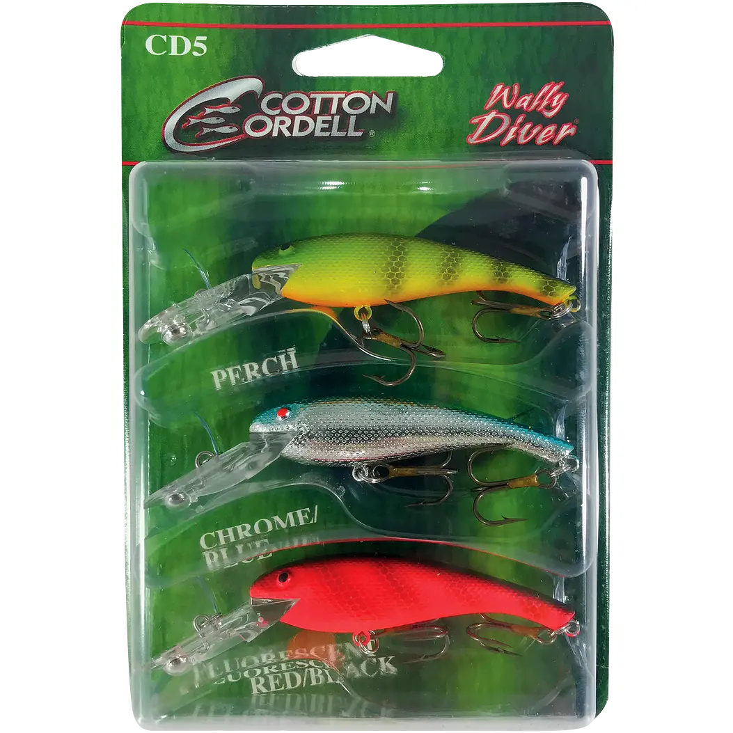 Cotton Cordell Wally Diver 3-Piece Variety Pack