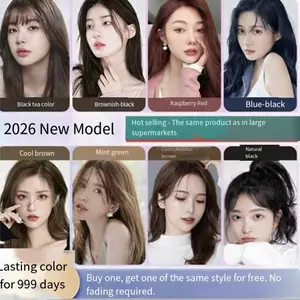 Fashionable Hair Dye Kit for Home Use, Gentle & Safe Hair Coloring Cream, Multiple Colors Available, Covers Hairs