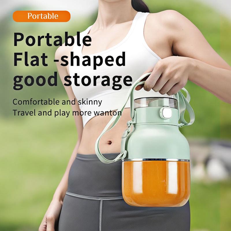 Portable Blender 17oz USB Rechargeable Juicer Cup – Smoothies, Protein Shakes & Fresh Juice in Seconds, Leakproof Travel Bottle for Gym, School, Summer & Outdoor Use