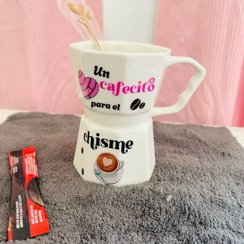 Mug Coffee 12 Onzas Design Un Cafecito Chisme for Coffee Lovers Unique Gift Idea