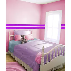 212 MAIN Lavender Simple Stripes Removable Self-Adhesive Wall Decor Borders, DIY Self-Adhesive Tape for Toys & Hobbies Needlework Projects