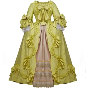 Women's Rococo Ball Gown Queen Marie Antoinette Dress Victorian Costume