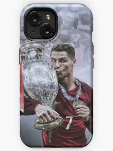 Soft Cactus Cristiano Ronaldo Portugal Euro 2016 Winners  Phone Case Phone Cases Phone Cover Hard Case Tough 2-Piece Phone Case