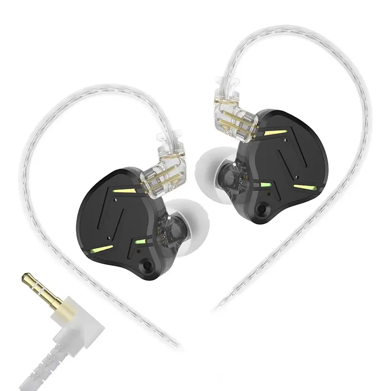 Kz ZST PRO X In-Ear Wired Earphones, Hybrid Dual Driver HiFi Audio, Detachable Silver Color Cable, Bluetooth-compatible Compatible, Deep Bass Clear Treble