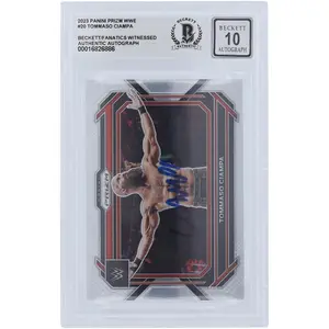 Tommaso Ciampa WWE Autographed 2023 Panini Prizm #20 Beckett Fanatics Witnessed Authenticated 10 Card - Fanatics Authentic Certified