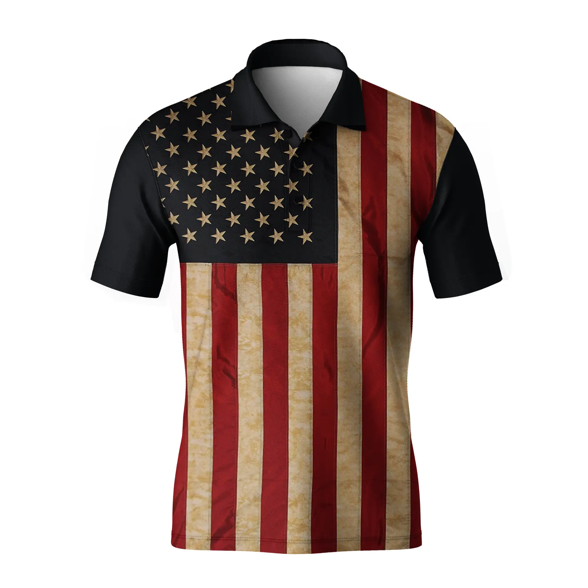 The Aged Flag | Short Sleeve Golf Polo