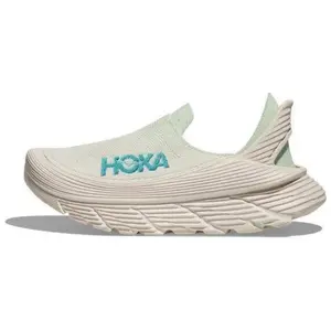 HOKA ONE ONE Restore TC Low-Cut Hiking Shoes for Men and Women, Comfortable, Stylish, Slip-Resistant, Durable, White and Blue Trending Shoes, House White Official Shoes to Get / Maison Mihara