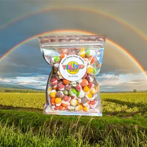 Freeze Dried Sour Skittles - Tip Top Treats (Crunchy Candy Snack) Candy Bonbon