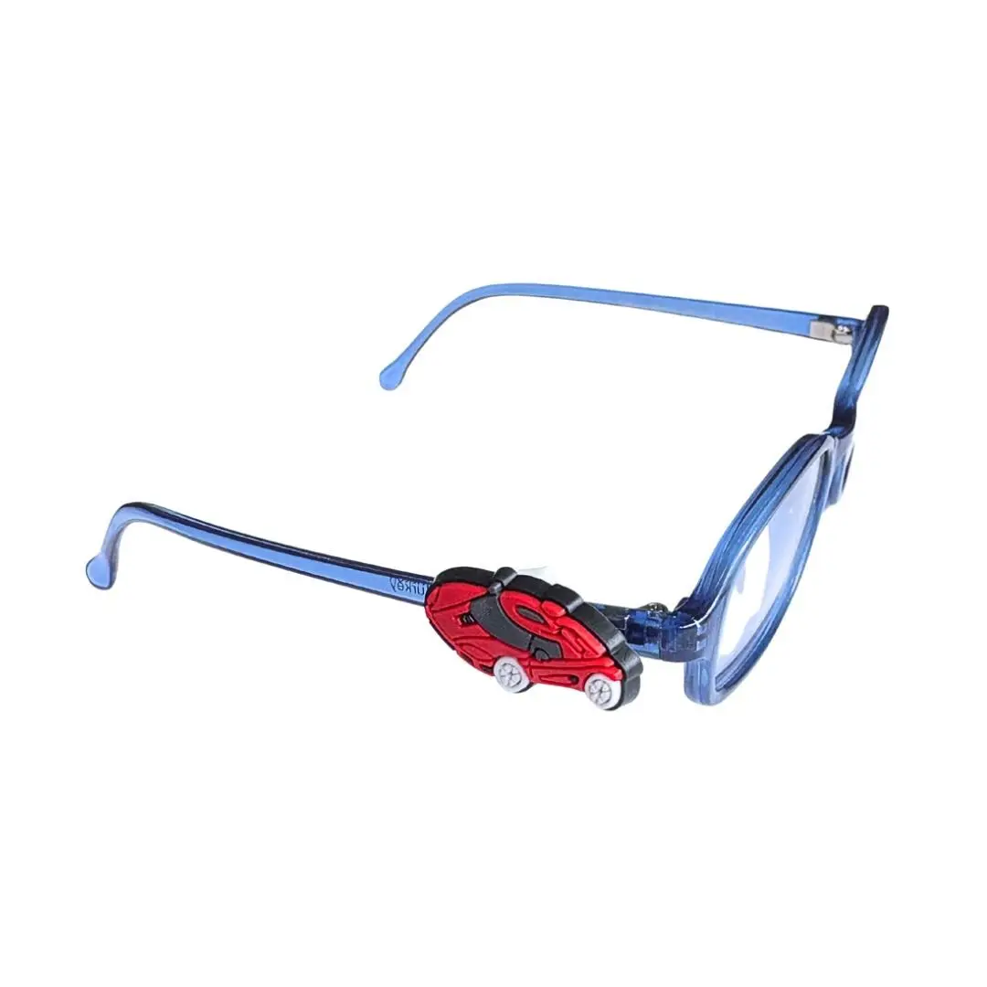 Red Corvette Muscle Car Glasses Charm for Kids | Fun Eyewear Accessory