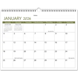2026 Wall Calendar - 2026 Calendar Runs from January 2026 until June 2027, 14.5" x 11.5", Simple Wall Calendar, Large Calendar -  for Office,  or School