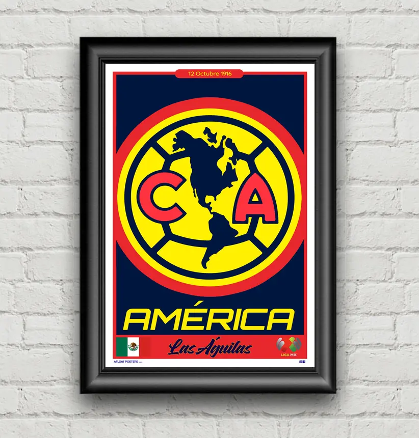 (Mexico) Club América Wall Art - blue