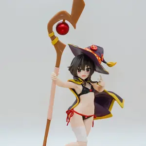 Anime Kono Subarashii Sekai ni Shukufuku o! Megumin Figure Swimsuit Style Standing Model Toy Doll Aciton Figure PVC Toys gift