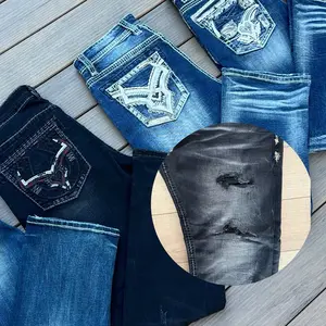 RIPPED NIKO WESTERN SLIM STRAIGHT JEANS