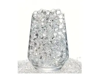 10000pcs Clear Vase Filler Beads, Vase Filler For Floating Pearls, Floating Candle Making, Wedding Centerpiece, Floral Flower Arrangement,Home Decor,Flower