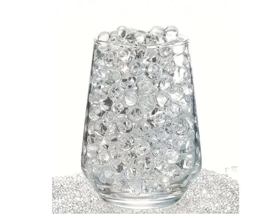 10000pcs Clear Vase Filler Beads, Vase Filler For Floating Pearls, Floating Candle Making, Wedding Centerpiece, Floral Flower Arrangement,Home Decor,Flower