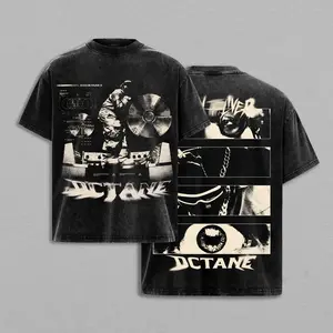 Octane Album 2026 Edition Graphic Tees, Donny Toliver Official For Toliver Gang Oversized Streetwear Shirt, Trendy Rap Music Apparel, Washed Cotton Top, Heavy Cotton Boxy Tee, Unisex Street Fit