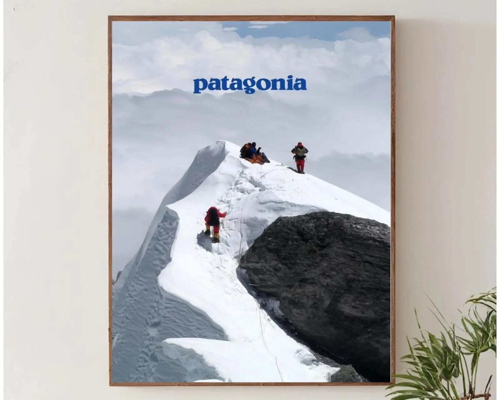Patagonia Mountain Climbing Adventure Poster Unframed Decor Room