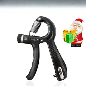 Adjustable Hand Grip Strengthener with Counter, Muscle Trainer for Forearm & Wrist Strength, Home Gym Exercise Equipment, Rock Climbing Grip Strength Trainer, Valentine's Day & Father's Day Gift, Hand Grip Exerciser