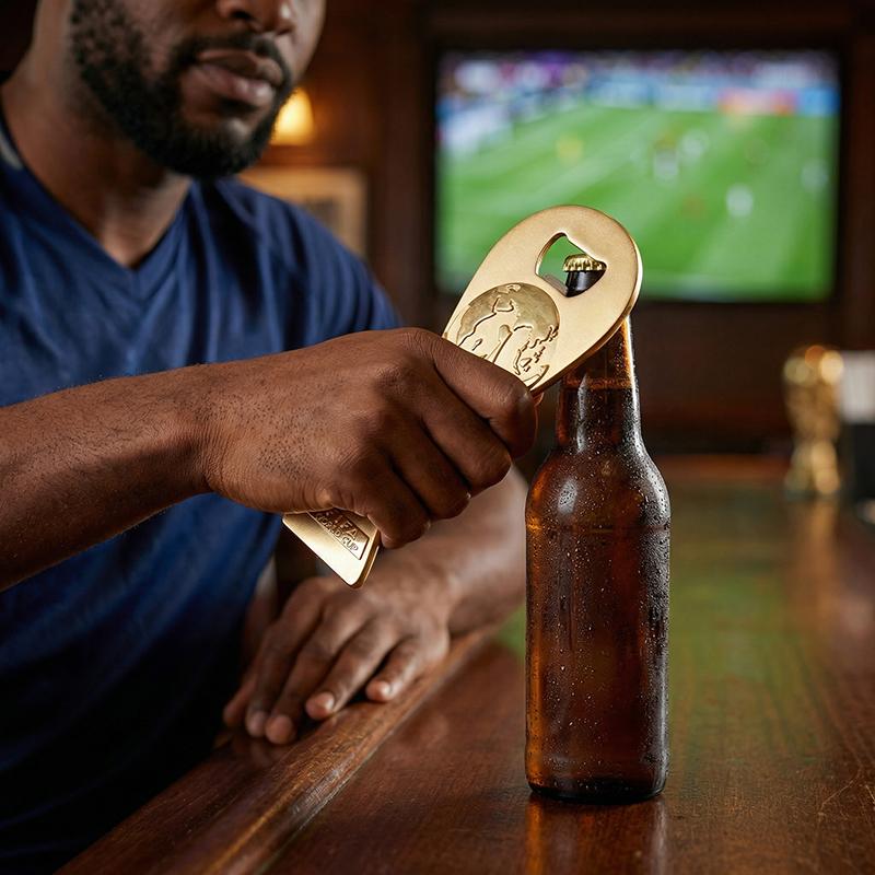 Father's Day Exclusive | 2026 FIFA World Cup Glass Set Made of premium glass with trophy-style gold trim. Suitable for gifting to boyfriends, daily home use and parties. Reusable cups with a variety of combinations to choose from,summerwins