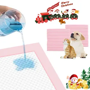 Dog Pads Ultra Thin Pink Puppy Pee Pads – Quick-Dry, Leak-Proof & Super Absorbent (100 Count) 23" x 23"