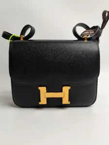 Pre-owned HERMÈS leather Shoulder Bags Hermes Constance (BF 12Z）