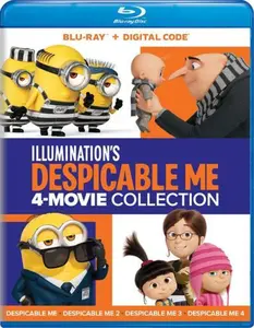 Despicable Me 4-Movie Collection  [BLU-RAY MOVIE] Boxed Set,