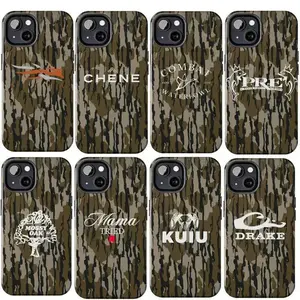 Mossy Oak Bottomland Camouflage Pattern Vintage Sitka Waterfowl Hunting Camo Tough Phone Case. Rustic Nature Outdoor Aesthetic Rugged Shockproof Protective Cover For iPhone 17 Pro Max 16 Air 15 14 13 12 11.