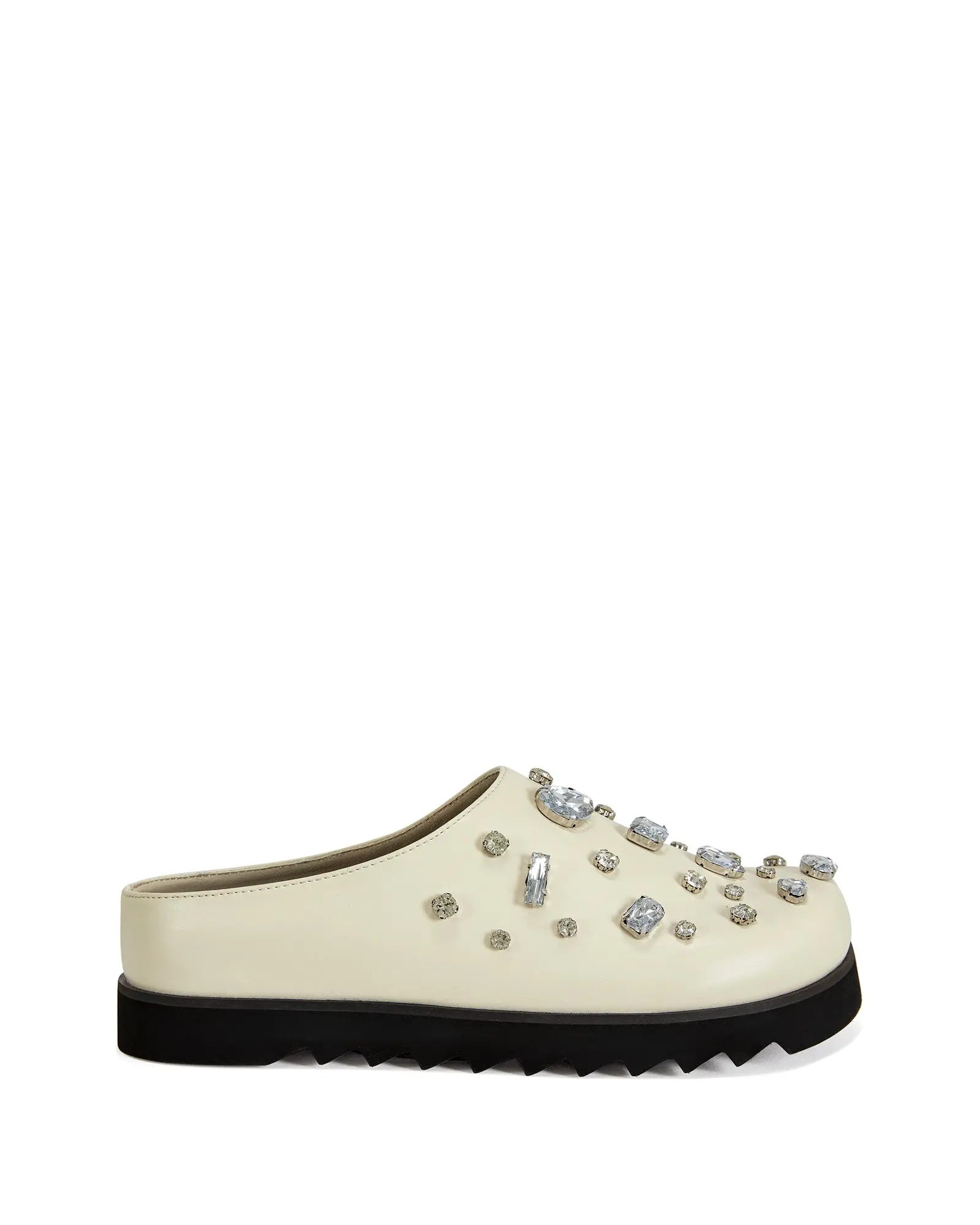 VONCILE-BONE RHINESTONE CLOG