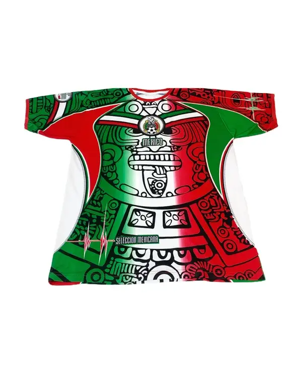 Mexicana Inspired 90s Vintage Football Aesthetic Shirt – Retro Heritage Soccer Style Streetwear Top, Cultural Blokecore Fashion Tee, Unisex Casual Lifestyle Apparel
