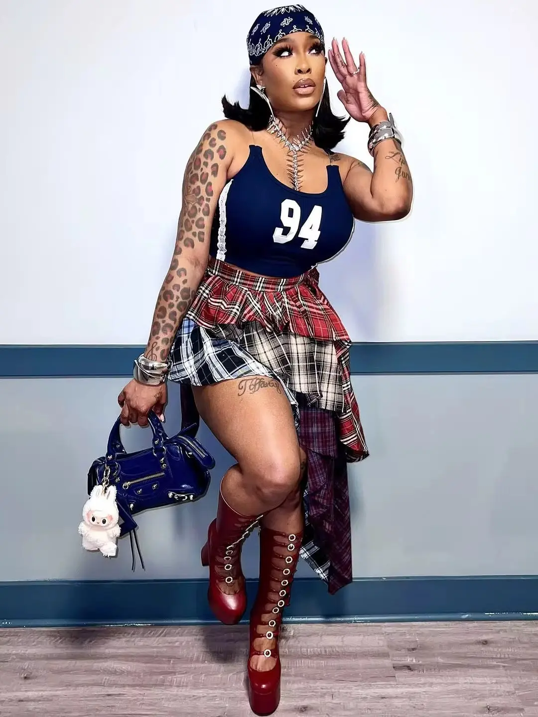patch skirt - TikTok Shop
