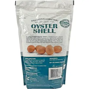 Premium Calcium Supplement for Laying Hens - Supports Strong Eggshell Development & Poultry Health - Natural Oyster Shell Grit (5 LB) - High-Quality Feed Additive for Chickens - Essential Nutrient for Egg Production ideal gift