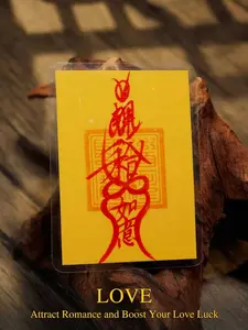 Hand-Painted Lucky Charm Talisman Card to Attract Healthy Relationship and Get Rid of Toxic Relationship
