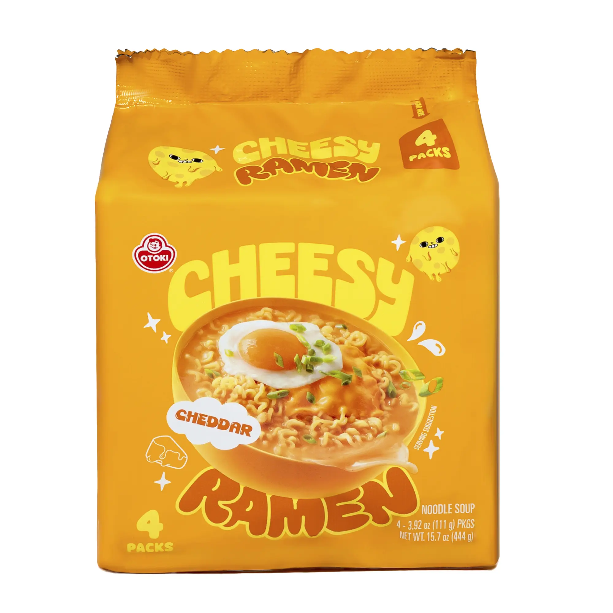 チャロポン OTOkI Chewy Cheese Flavor Spicy Chili & Cheddar Stir-Fry Instant