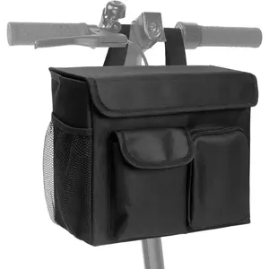 Mobility Scooter Bag, Electric Scooter Basket,  Scooter Basket, Mobility Scooter  with 14 Inches Laptop Pocket and 2 Cup Holders for , Mobility Scooter Accessories for Adults