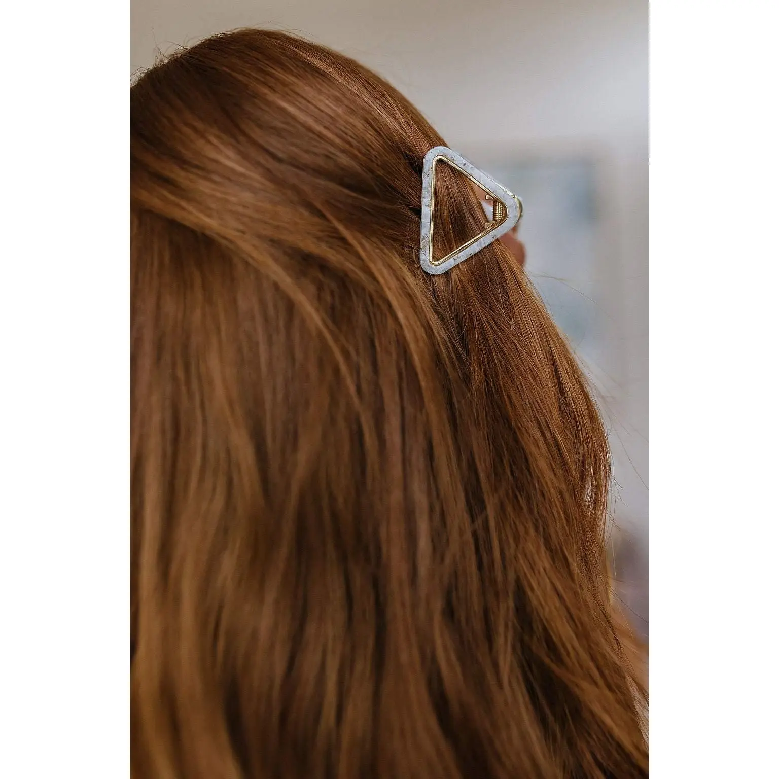 Marbled Triangle Claw Clip