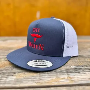 Doc Holiday 'Say When' Snapback Hat - Classic Western Style with Bronze Lettering Premium Quality Hats