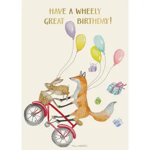 Wheely Great Birthday Card