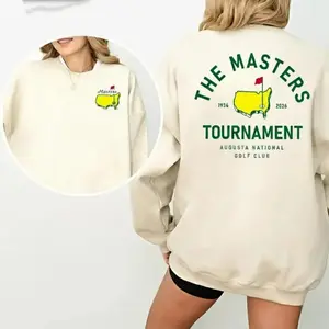 The Masters 2026 Golf Graphic Sweatshirt, Unisex Cotton Pullover for Men and Women, Casual Long Sleeve Top for Daily Wear