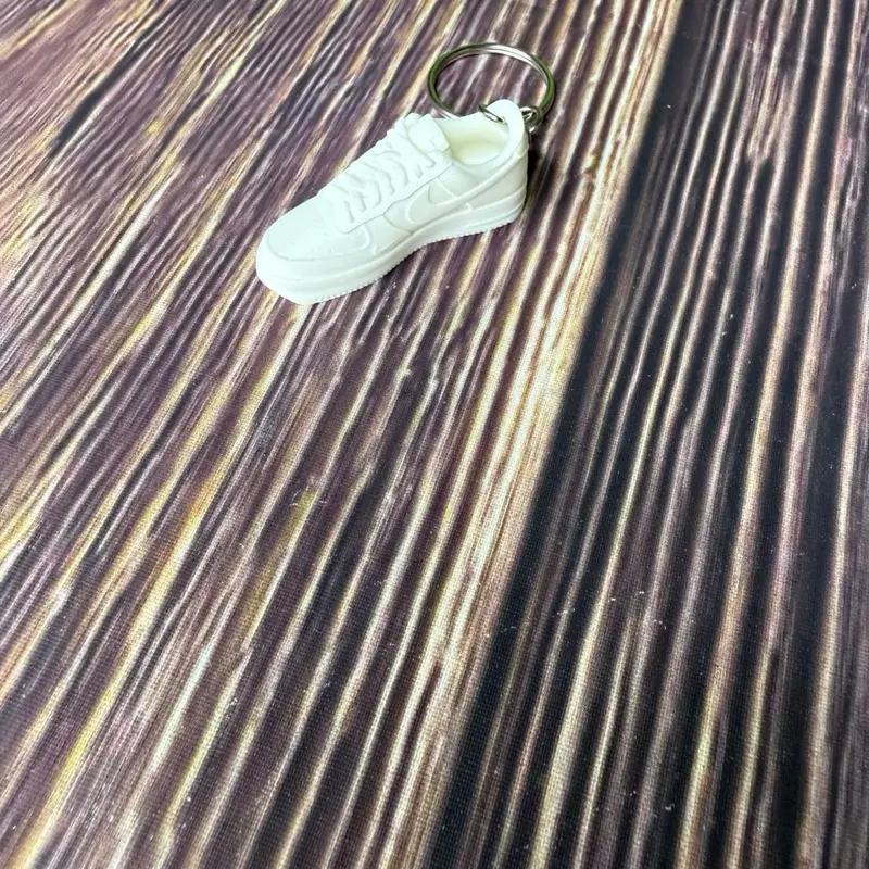 Shoe keychain for key ring