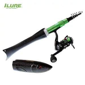 Portable 1.6M Fishing Rod and Reel Combo – Compact Telescopic Travel Fishing Kit