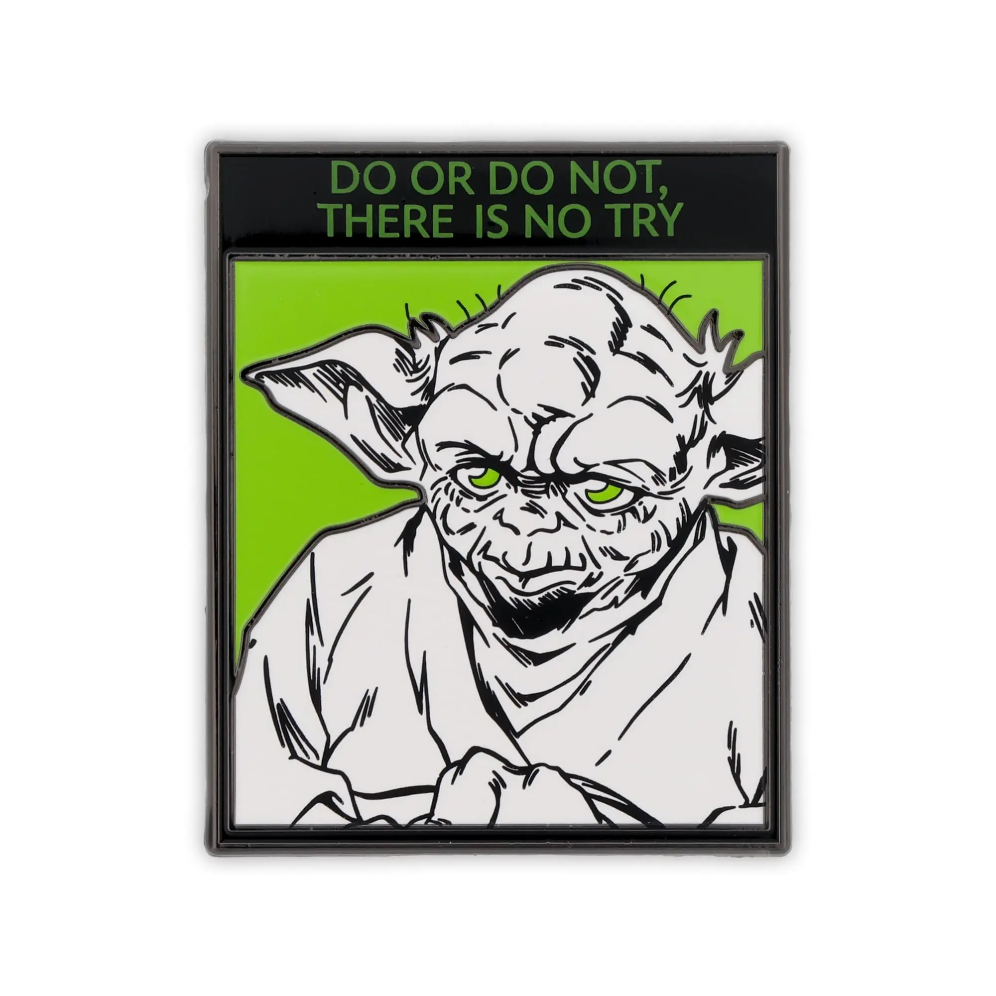 Star Wars Yoda Enamel Pin, 2-Inch Collectible with "Do Or Do Not" Quote Graphic, SWC 2025 Celebration Exclusive Item, Collectibles, 2 In
