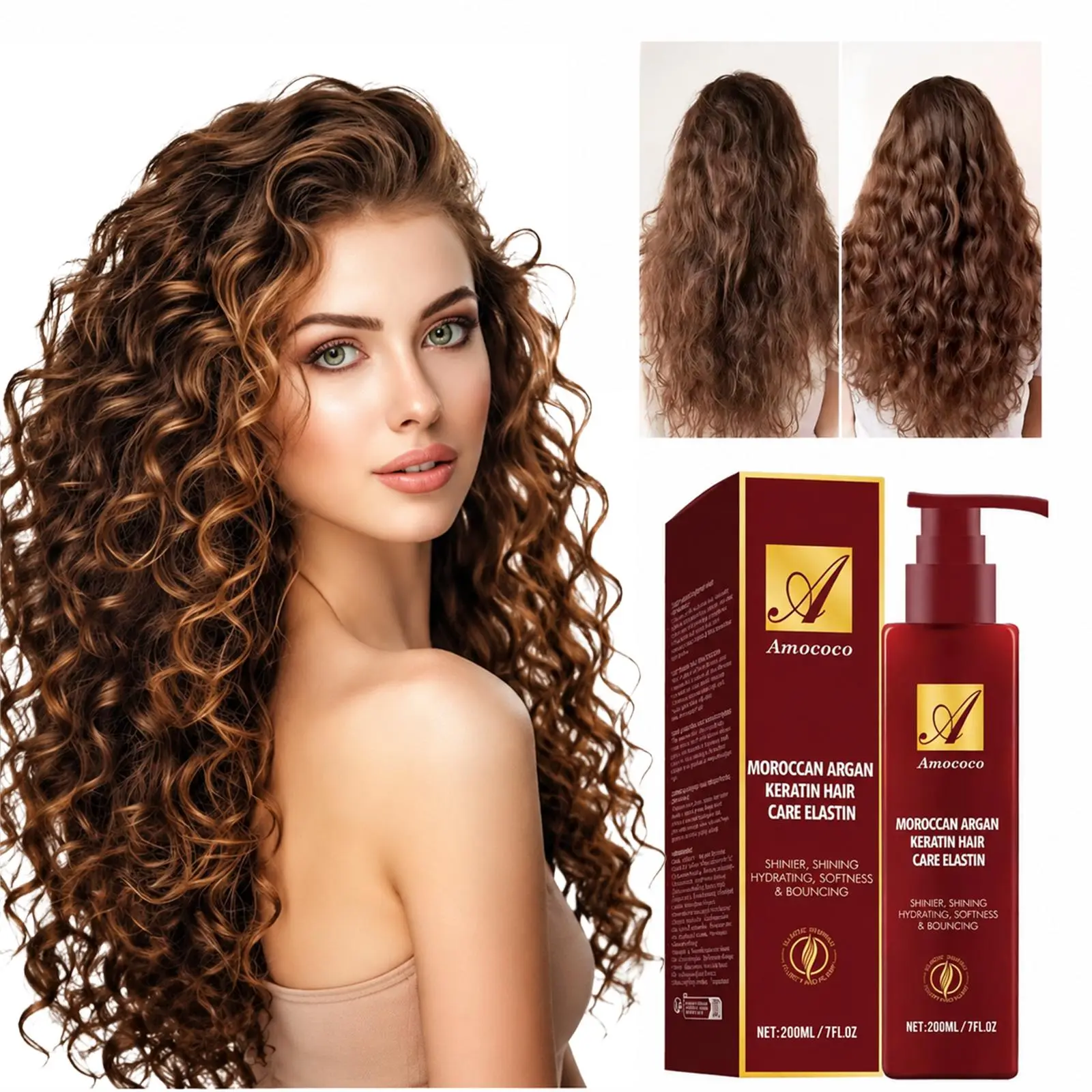 Curl Defining Cream (200ml) - Leave-In Treatment with Argan Oil for Hydration, Frizz Control & Defined Curls | Non-Sticky Formula volumizing  hair  care re mimpi hair fall dandruff shampoo Haircare Smooth Avocado Blend
