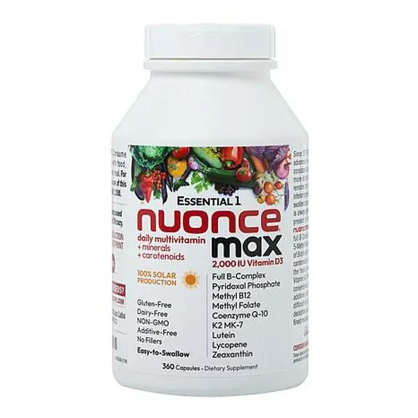 Andrew Lessman Essential-1 NUONCE MAX with Vitamin D3-2000 - 360 Capsules
