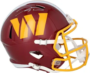 Jayden Daniels Washington Commanders Autographed 2026 Speed Replica Helmet - Fanatics Authentic Certified