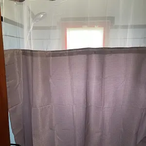 Waffle Pattern Waterproof Shower Curtain, 1 Count Modern Simple Bathroom Curtain, Bathroom Accessory for Home, Hotel or Dorm Decor #TOP PICKS