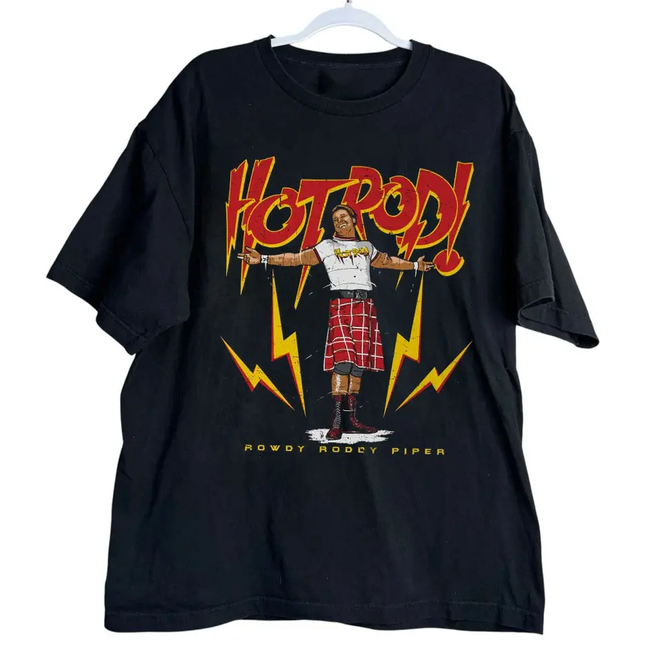 Roddy Piper Hot Rod - Men's Cotton T-Shirt