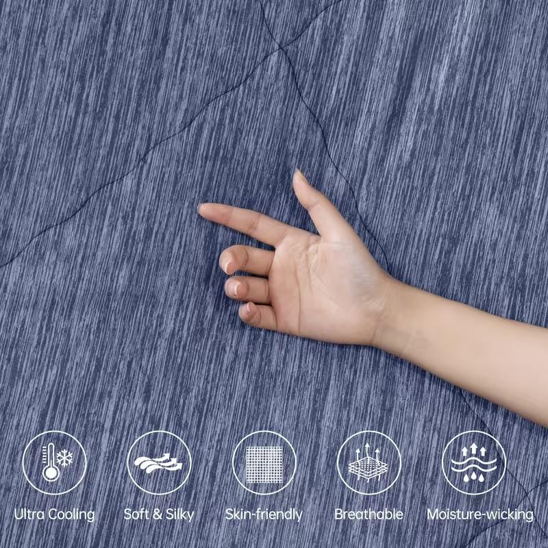 Arc-Chill 3.0 Cooling Blanket, Q-Max 0.5 Dual-Sided Summer Bedding, Lightweight Breathable Soft Quilt for Hot Sleepers & Night Sweats Relief, Machine Washable, Multiple Sizes All Season Throw Gift